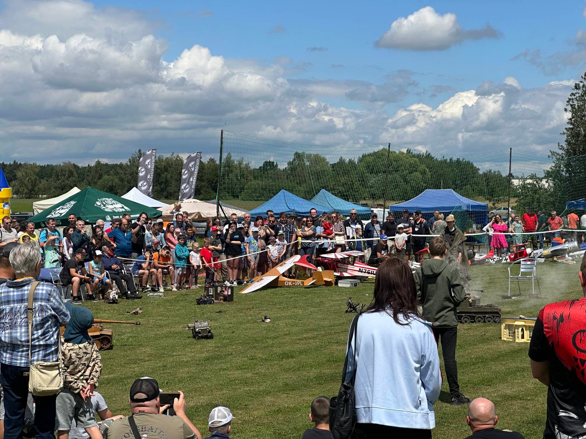 Rodinná atmosféra na Modelářské Aviatické Pouti
